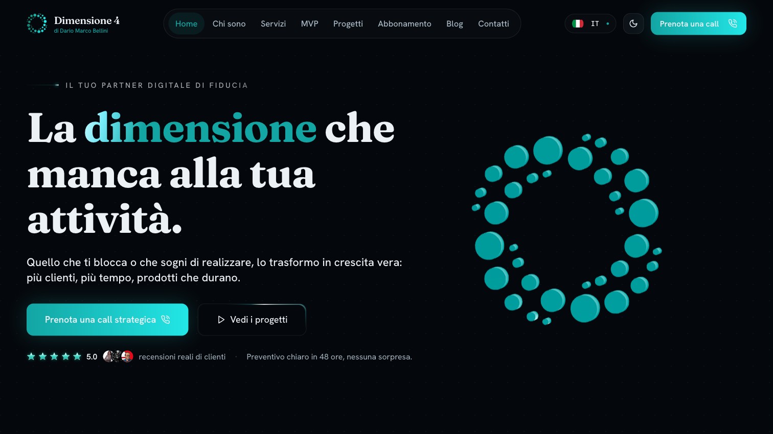 Dimensione 4 project preview